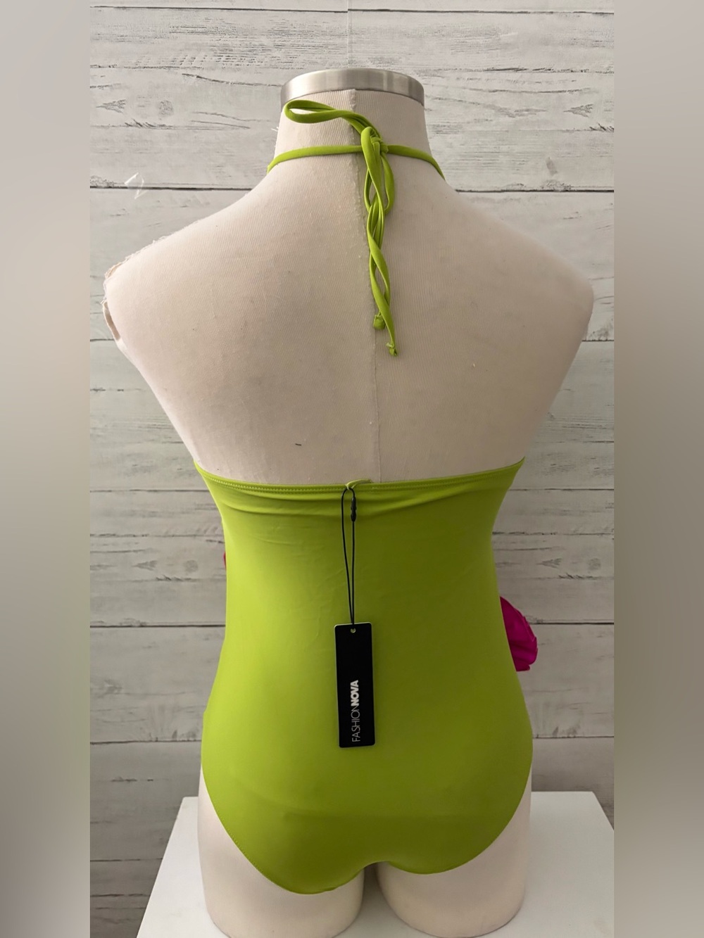 Fashion Nova Women’s Positano Views Rosette Swimsuit Size XL NWT - Picture 3 of 12